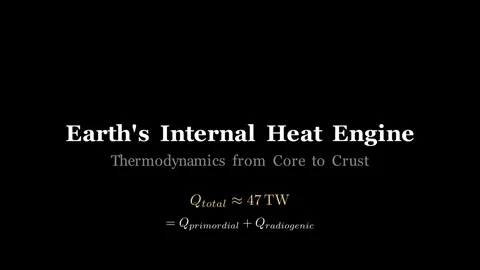 Earth's Internal Heat Engine - Thermodynamics from core to crust Vídeos de archivo 341789621
