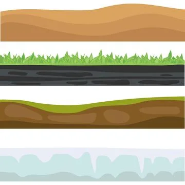 Earth's landscape 库存插图