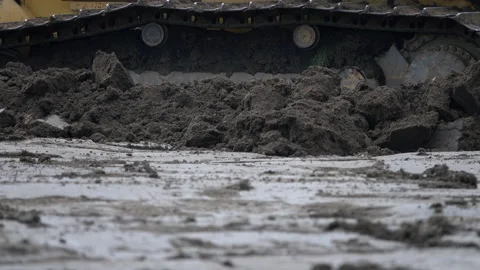 Earthworks on a construction site. Stock Footage 160057930