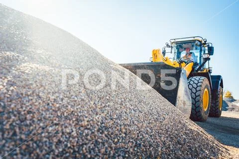 Earthworks on construction site Stock Photos
