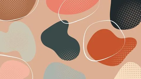 Earthy soft abstract background Stock Illustration