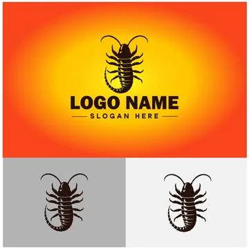 Earwig logo vector art icon graphics for business brand icon earwig logo te.. Stock Illustration