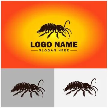 Earwig logo vector art icon graphics for business brand icon earwig logo te.. Stock Illustration