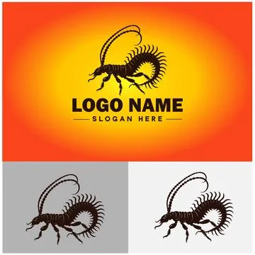 Earwig logo vector art icon graphics for business brand icon earwig logo te.. Stock Illustration