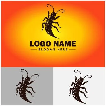 Earwig logo vector art icon graphics for business brand icon earwig logo te.. Illustrazione stock