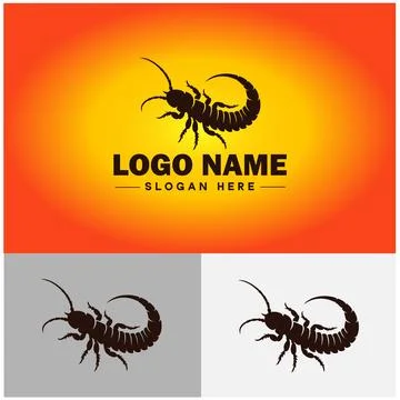 Earwig logo vector art icon graphics for business brand icon earwig logo te.. Stock Illustration
