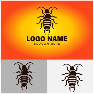 Earwig logo vector art icon graphics for business brand icon earwig logo te.. Stock Illustration