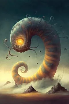 Earworm Stock Illustration