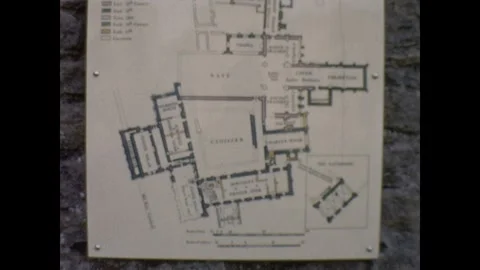 Easby Abbey Stock Footage 253280830