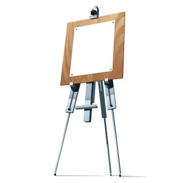 Easel Stock Illustration