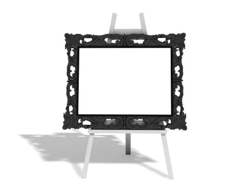 Easel Stock Illustration
