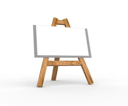 Easel Stock Illustration