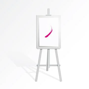 Easel Stock Illustration