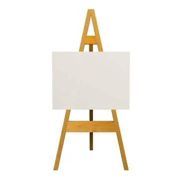 Easel Stock Illustration
