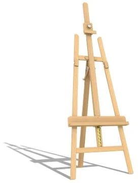 Easel. Stock-Illustration