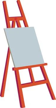 Easel Stock Illustration