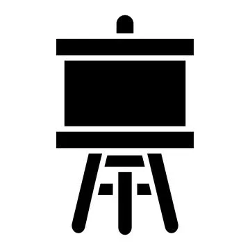 Easel Vector Icon Design Illustration Stock Illustration