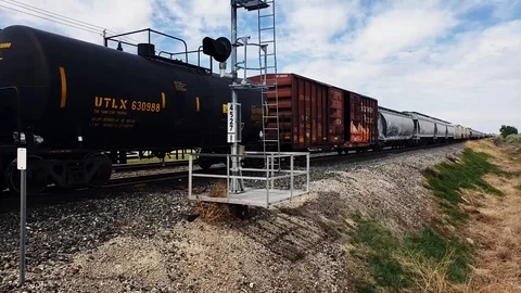 East Bound Train Video stock 89460442
