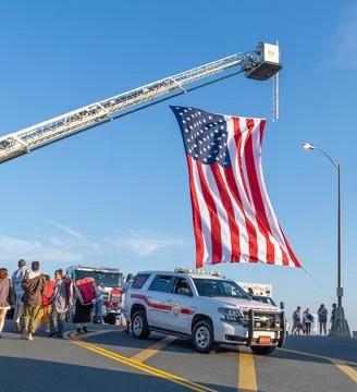 East Hampton Main Beach Fireworks Foto stock
