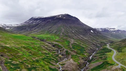 East Iceland Landscape Stock Footage 281550196