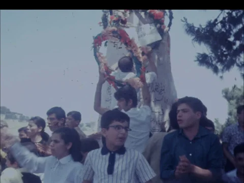 EAST JERUSALEM: SMALL DEMONSTRATION TO M... | Stock Video | Pond5
