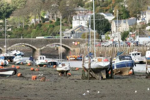 East Looe River Stock Photos