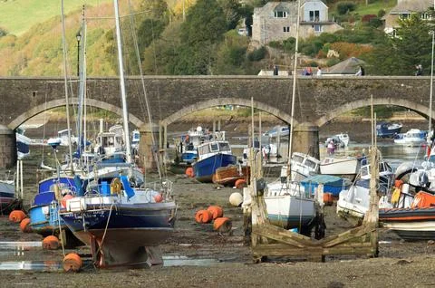East Looe River Stock Photos