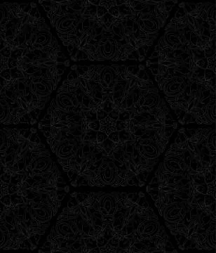 East pattern 4 zz Stock Illustration