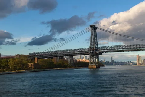 East River Hyperlapse Stock Footage 164697263