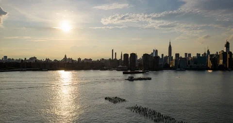 East River Views 2 Stock Footage 123554929