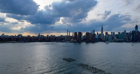 East River Views 3 Video stock 123554828