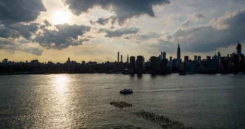 East River Views 4 Stock Footage 123554802