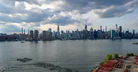 East River Views Day 2 Stock Footage 123546604