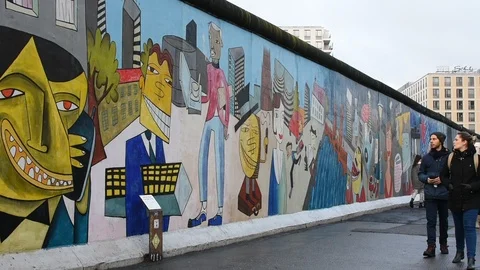 The East Side Gallery Stock Footage 101054187