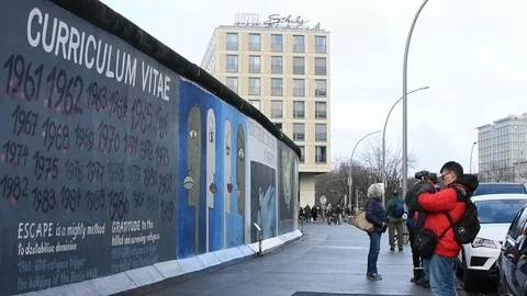 The East Side Gallery Stock Footage 101054188