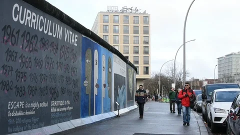 The East Side Gallery Stock Footage 101054216