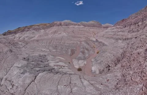 East slopes of Haystack Mesa Petrified Forest AZ Stock Photos