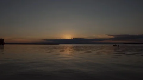 East Texas Sunset Timelapse Video stock 100159609
