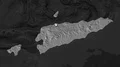 East Timor and capital circled and zoomed. Bilevel 4k or 4k+ Resolution