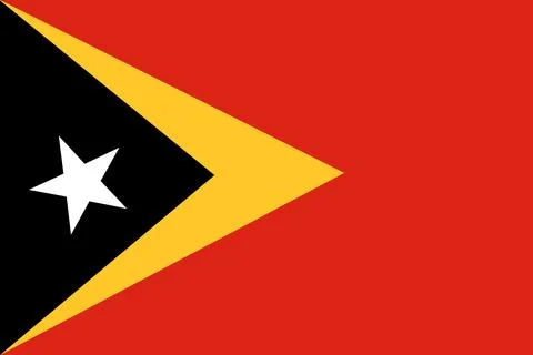 East Timor flag pattern background. Realistic national flag design. Abstrac.. Stock Illustration