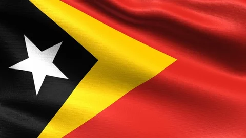 East Timor Looping Flag 4K Vídeos de archivo 108048443