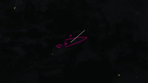 East Timor map on Earth at night Stock Footage 292765930