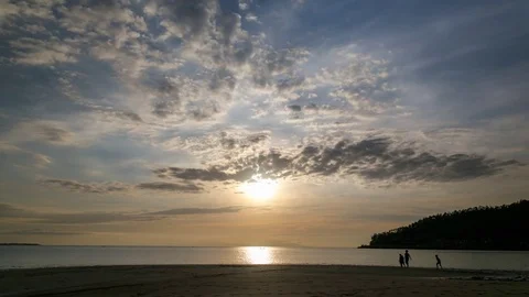 EAST TIMOR SUNSET TIMELAPSE 스톡 동영상 75304464