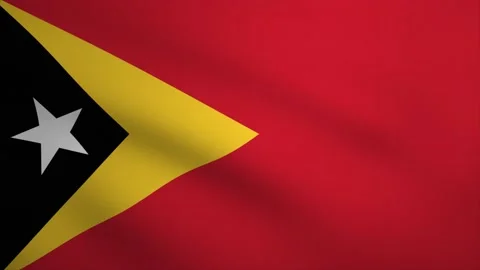 East Timor Waving Flag Background Animation. Looping seamless 3D animation... Stock Footage 232218912