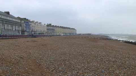 Eastbourne Beach Video stock 23847841