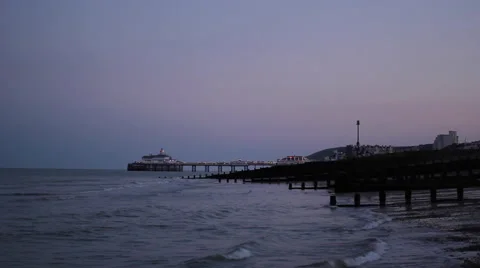 Eastbourne Pier Stock Footage 44474894