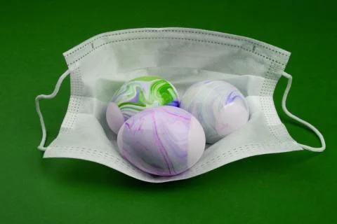 Easter 2020 concept egg Stock Photos
