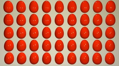 Easter abstract background from eggs. Stock Illustration