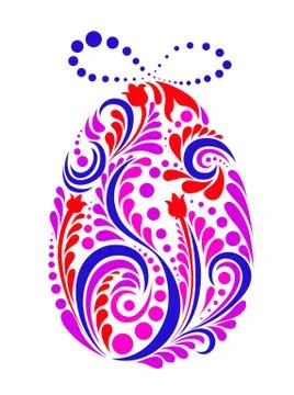 Easter abstract egg 스톡 일러스트