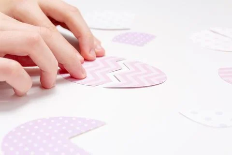 Easter activities. Find the differences easter game. Stock Photos